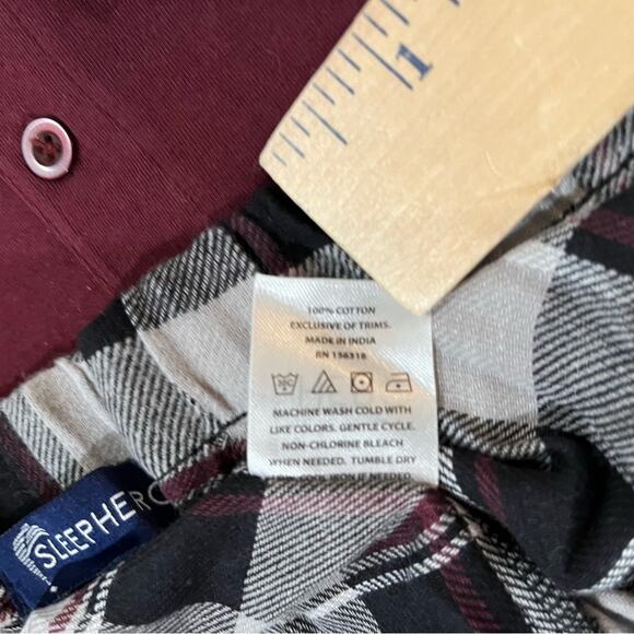 Sleephero Mens Flannel Pajamas Top & Bottom NWT PLAID Christmas Holiday PJ XL - Picture 5 of 6